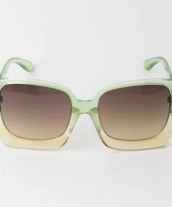 Glitz Glam And Rebellion Square Deal Mid-Century Sunglasses Women's Apparel