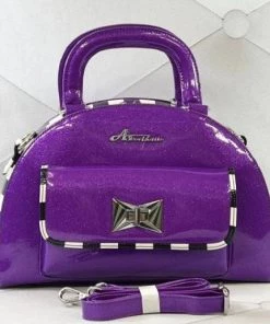 Star Struck Clothing Starlite Handbag In Violet Sparkle Accessories