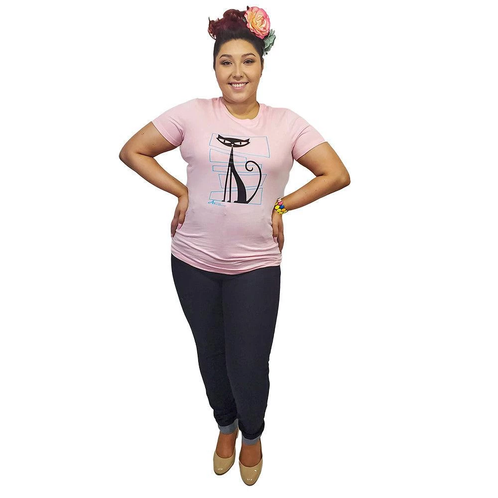 Women's Apparel Star Struck Clothing Astro Bettie Cat T-Shirt (2 Colors!) 7 Women's Apparel Star Struck Clothing Astro Bettie Cat T-Shirt (2 Colors!)