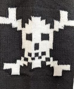 Star Struck 50's Pirate Cardigan In Black