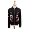 Star Struck 50's Pirate Cardigan In Black