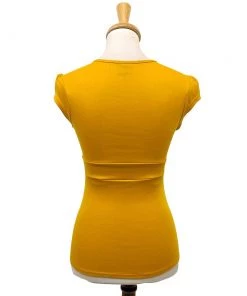 Steady Clothing Steady Classic Lush Top In Mustard