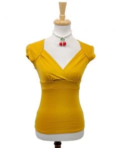 Steady Clothing Steady Classic Lush Top In Mustard