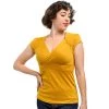 Steady Clothing Steady Classic Lush Top In Mustard