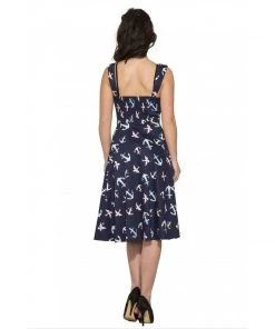 H&R London Sunken Swallow Sundress