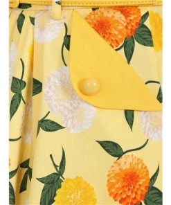 Collectif Dakota Sunny Floral Swing Skirt