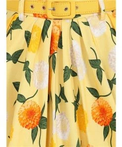Collectif Dakota Sunny Floral Swing Skirt