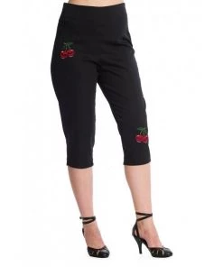 Banned Sweet Revenge Cherry Capris Women's Apparel