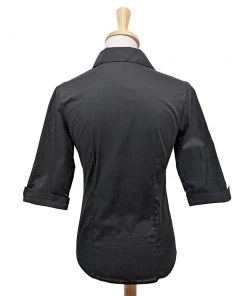 The Oblong Box Shop Women's Apparel TOBS Quintessential Pinup Blouse In Black