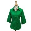 The Oblong Box Shop Women's Apparel TOBS Quintessential Pinup Blouse In Green