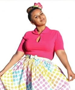 Tatyana Keynote Blouse In Fuschia