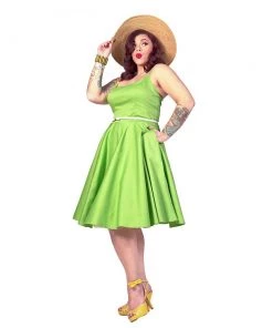 Women's Apparel Tatyana Peggy Fit & Flare Midi In Peridot