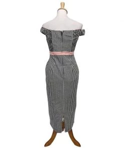 Timeless London Heartbreaker Gingham Wiggle Dress