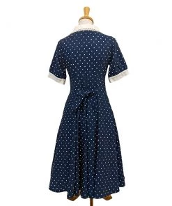 Women's Apparel Timeless London Raina Navy & White Dress 10 Women's Apparel Timeless London Raina Navy & White Dress