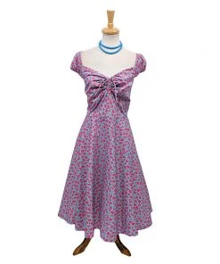 Timeless London Victoria Swing Dress In Blue Women's Apparel