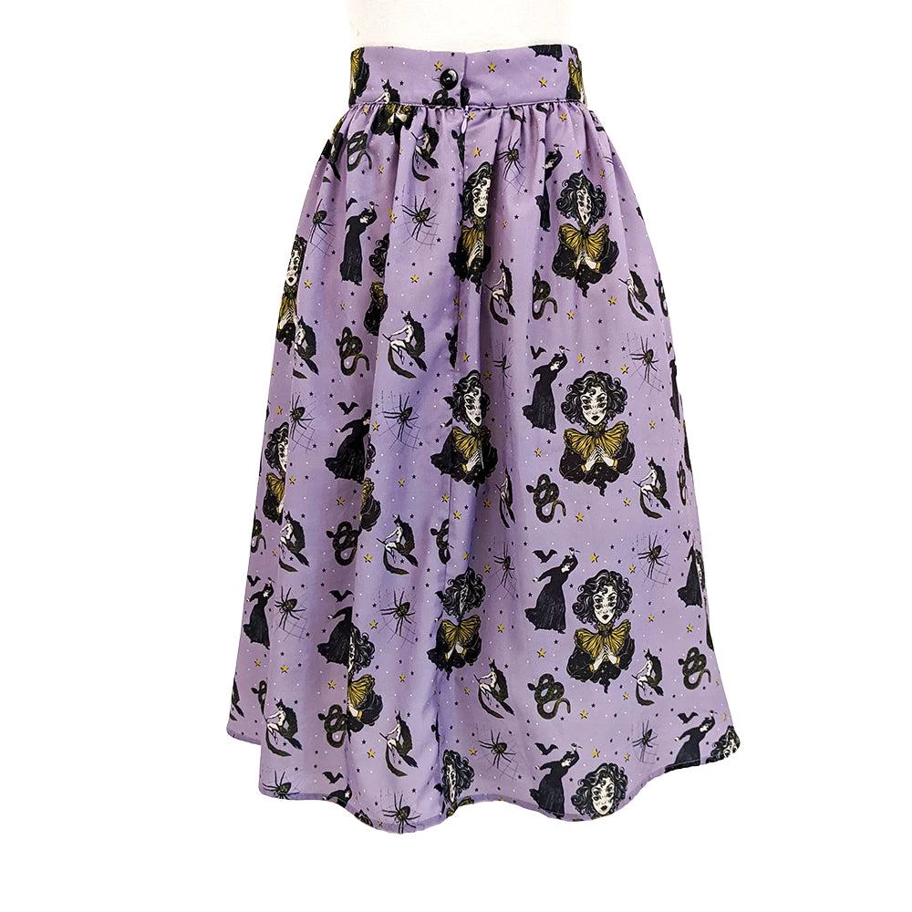 The Oblong Box Shop TOBS Mystic Madness Gathered Skirt 5 The Oblong Box Shop TOBS Mystic Madness Gathered Skirt