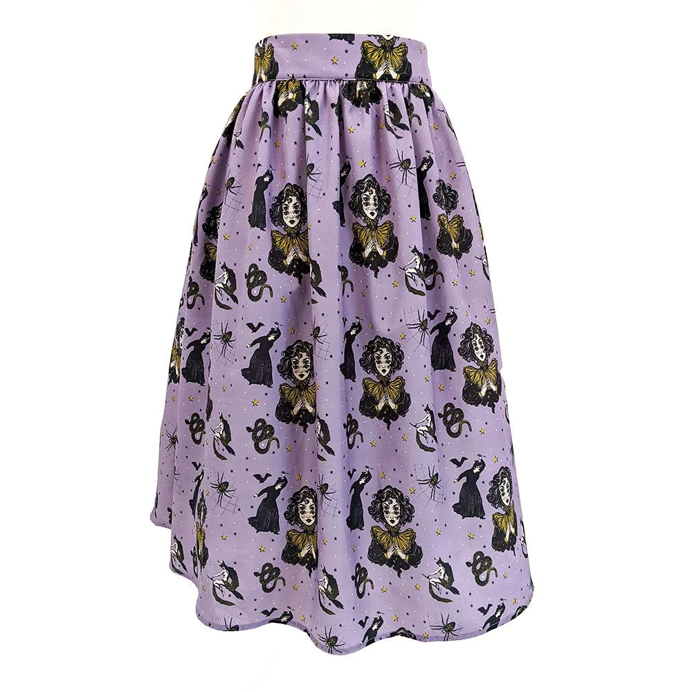 The Oblong Box Shop TOBS Mystic Madness Gathered Skirt 4 The Oblong Box Shop TOBS Mystic Madness Gathered Skirt