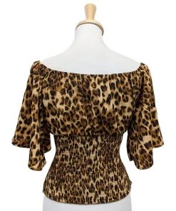 The Oblong Box Shop TOBS Victoria Blouse In Leopard Women's Apparel