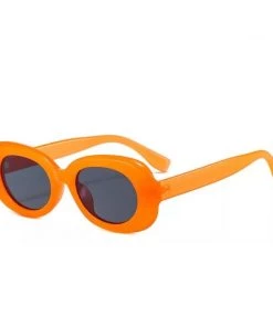 Glitz Glam And Rebellion Retro Oval Sunglasses