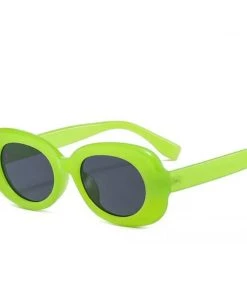 Glitz Glam And Rebellion Retro Oval Sunglasses