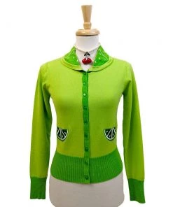 Women's Apparel Voodoo Vixen Izzie Lime Cardigan