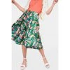 Voodoo Vixen Valentina Skirt In Tropical Print