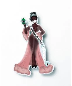 Hourglass Corsetiere Accessories QuaranQueen Social Distancing Brooch ~ Vanessa