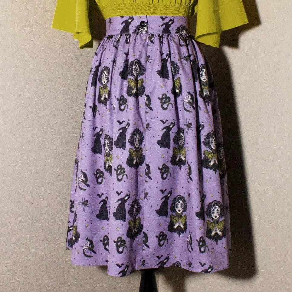 The Oblong Box Shop TOBS Mystic Madness Gathered Skirt 8 The Oblong Box Shop TOBS Mystic Madness Gathered Skirt