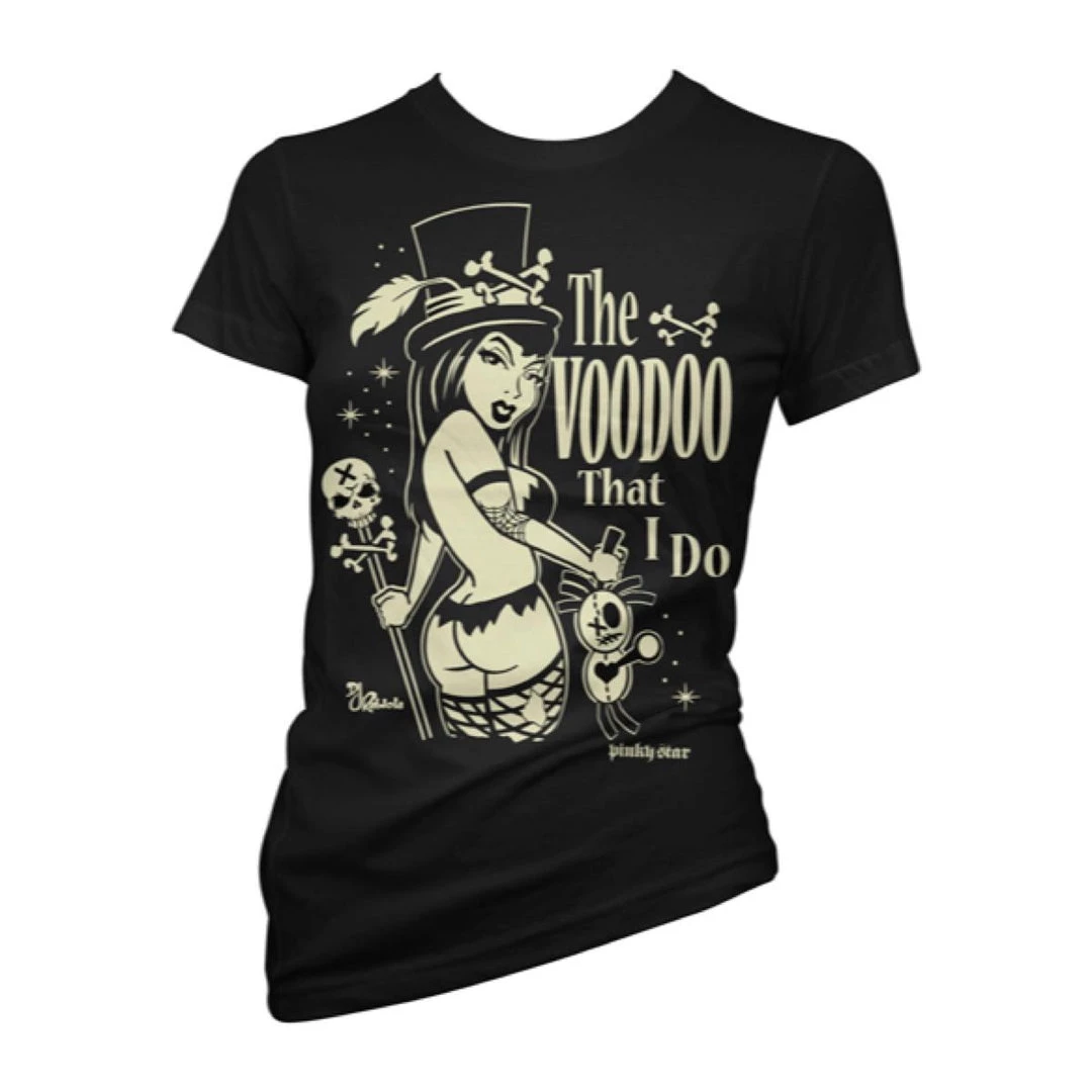Pinky Star "Voodoo That I Do" Tee Women's Apparel 3 Pinky Star "Voodoo That I Do" Tee Women's Apparel