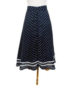 Women's Apparel Voodoo Vixen Naomi Nautical Print Skirt