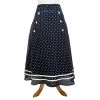 Women's Apparel Voodoo Vixen Naomi Nautical Print Skirt