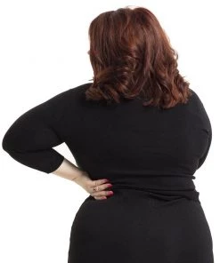 Voodoo Vixen Rose Applique Cardigan In Black