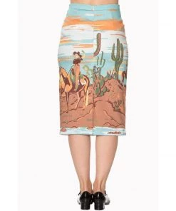 Banned Magical Day Western Pencil Skirt