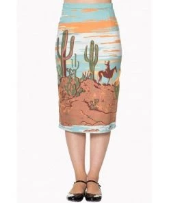 Banned Magical Day Western Pencil Skirt
