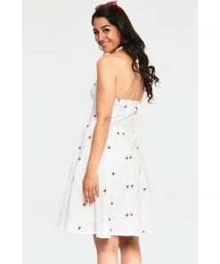Voodoo Vixen Winnie Halter Dress With Cherries