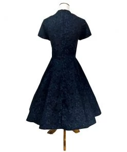 ChicStar Rita Wrap Dress In Black Floral Women's Apparel