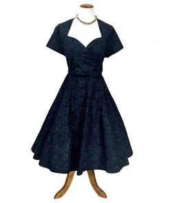 ChicStar Rita Wrap Dress In Black Floral Women's Apparel