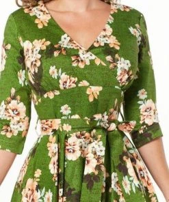 Timeless London Ximena Green Dress