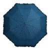 Women's Apparel Soake Folding Umbrella In Blue Polka With Frills And Sparkles