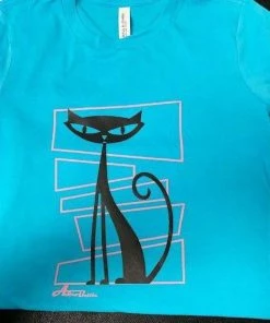 Women's Apparel Star Struck Clothing Astro Bettie Cat T-Shirt (2 Colors!) 12 Women's Apparel Star Struck Clothing Astro Bettie Cat T-Shirt (2 Colors!)