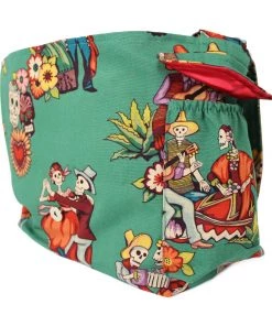 Accessories Hemet Teal Catrinas Messenger Bag