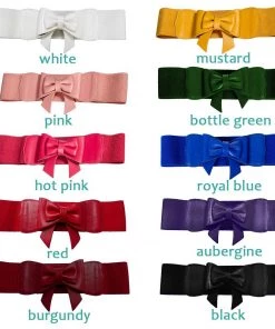 Women's Apparel Banned Bow Belts (10 Colors!)