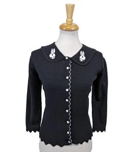 Banned Bunny Hop Cardigan In Black