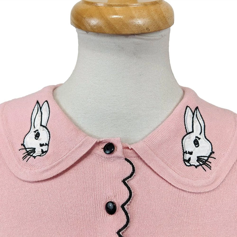 Women's Apparel Banned Bunny Hop Cardigan In Pink 5 Women's Apparel Banned Bunny Hop Cardigan In Pink