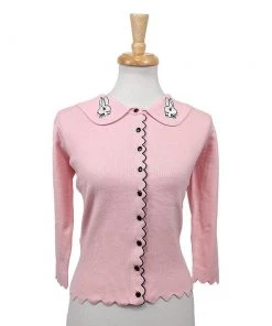 Women's Apparel Banned Bunny Hop Cardigan In Pink 10 Women's Apparel Banned Bunny Hop Cardigan In Pink