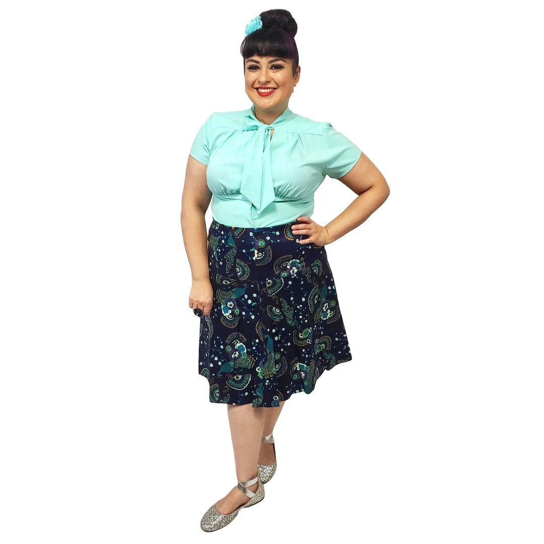 Women's Apparel Banned Proud Peacock Skirt 3 Women's Apparel Banned Proud Peacock Skirt