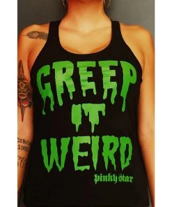 Pinky Star "Creep It Weird" Tank Top Women's Apparel