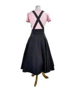 Glitz Glam And Rebellion 50's Style Jumper Skirt In Black