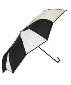 Soake Folding Umbrella In Black And White Swirl Women's Apparel
