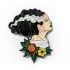 Hemet X Vintage Galeria Bride Of Frankenstein Enamel Pin
